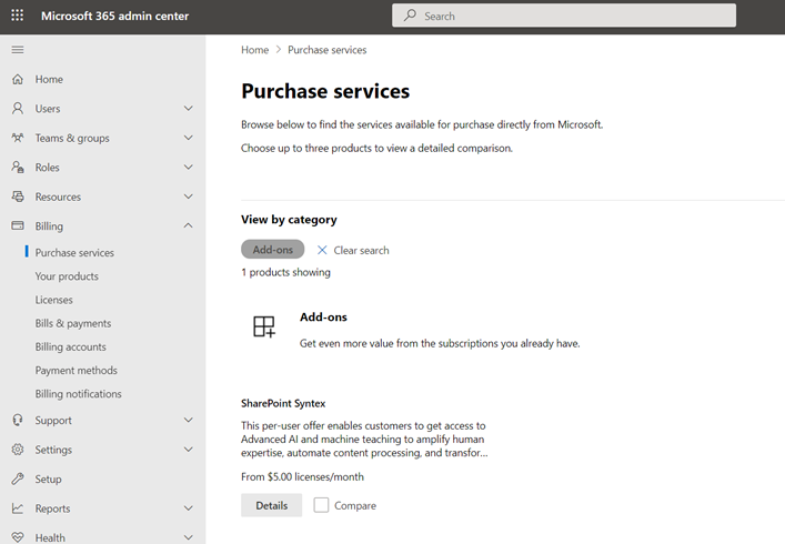 SharePoint Syntex – Set up Syntex in your tenant